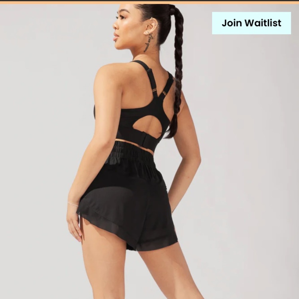 Cadence High Waist Mesh Run Shorts